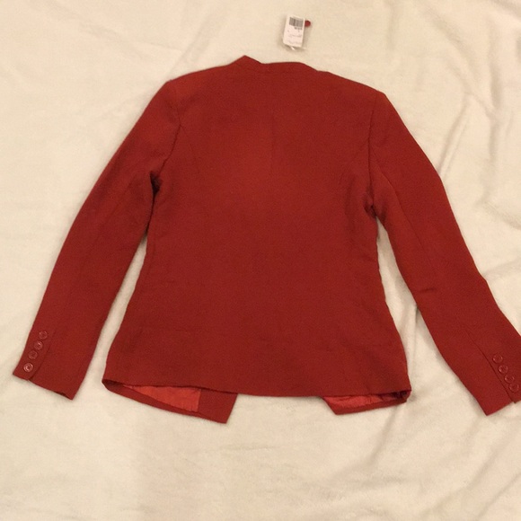 NWT, Career jacket, long sleeves, Rust - Picture 2 of 2